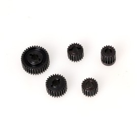 LCX Racing 1/10th RC Crawler Car Heavy Duty Hardened Steel 48P Gearbox Helical Gear Set Transmission Helical Gear set for Axial SCX10 II 90046 90047, Upgrades Parts Accessories