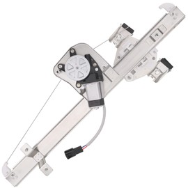 Obaee 741-388 Rear Driver Side Power Window Lift Regulator with Motor Compatible with 2007-2013 Chevy Silverado/GMC Sierra 1500/ 2500HD/ 3500HD Extended Cab Pickup