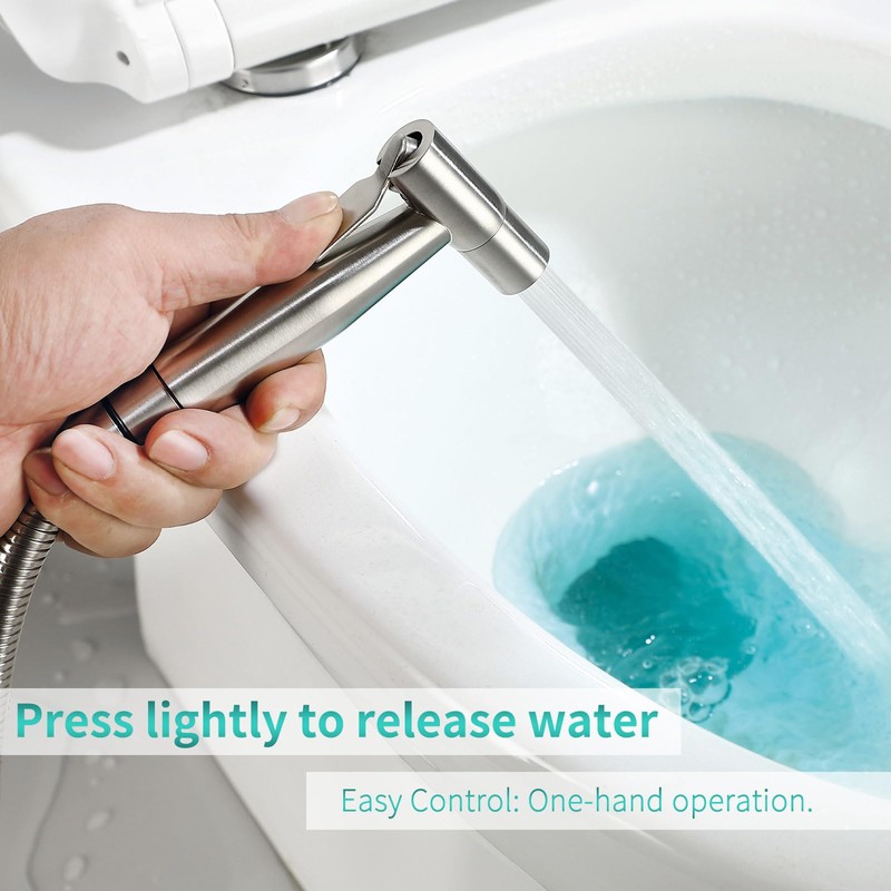 BARROCK Handheld Bidet Sprayer Head Stainless Steel Shattaf Jet Spray