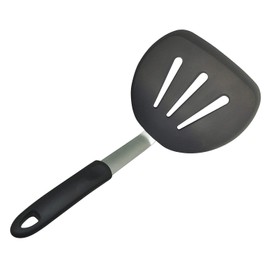 Espátula giratoria de silicona, la aleta perfecta para panqueques, volteador de huevos y espátula de omelette, espátula de goma resistente al calor ancha para manejar fácilmente alimentos grandes