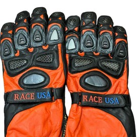 Winter Leather Unisex Gloves with Kevlar Reinforcement and Waterproofing - Size: X-Large