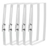 uxcell Rectangular Hose Clamps, 6" x 3" 304 Stainless Steel