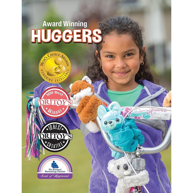 Wild Republic Huggers Plush Animal Slap Bracelet, Toy Gift, Large