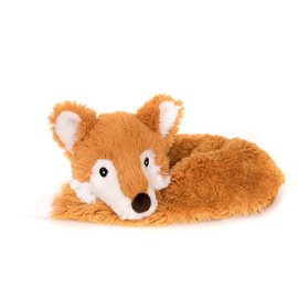 Habibi Plush Premium – 1740 Neck Warmer/Schal/Nackenhörnchen Fuchs f. Kinder und Erwachsene, herausnehmbare Körnerfüllung - Wärmestofftier/Wärmekissen zum Erwärmen in der Mikrowelle/Backofen