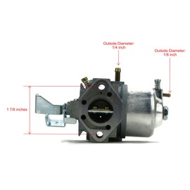 The ROP Shop Carburetor with Gaskets & Spacer for Briggs & Stratton Engine 185432-0293-A1
