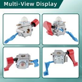 AUTOKAY C1U-W46 Carburetor Carb Kit Fits for many Craftsman poulan 545180864 for Weedeater FB25 FB-25 Blower for Zama C1U-W51B for Husqvarna FB25 952711937 2004-2009 Handheld Trimmer w/Fuel Filter