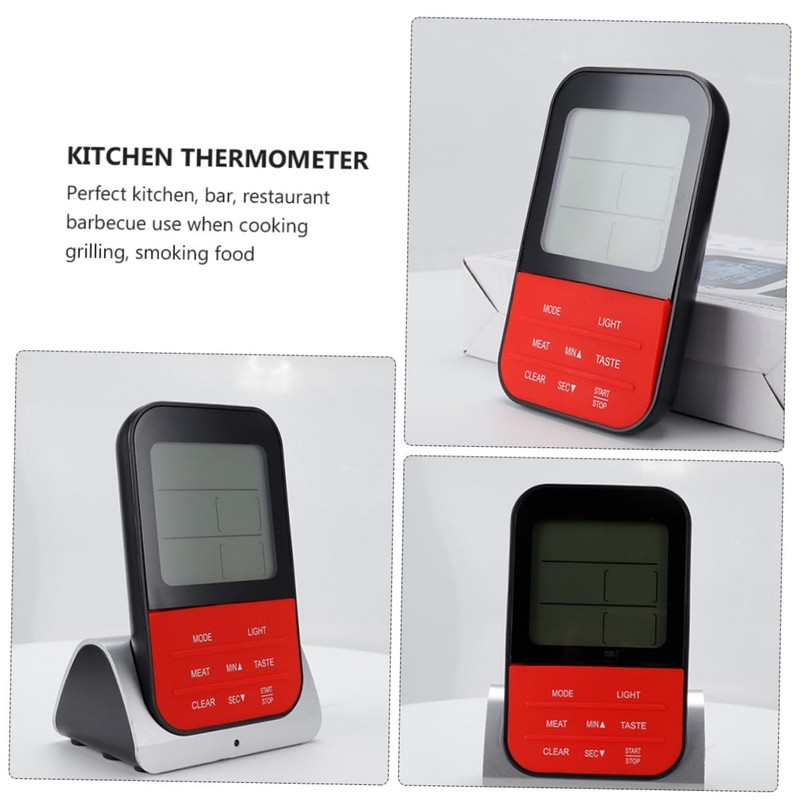 SHOWERORO Digital Meat Thermometer Kitchen Cooking Food Thermometer Wireless Dual