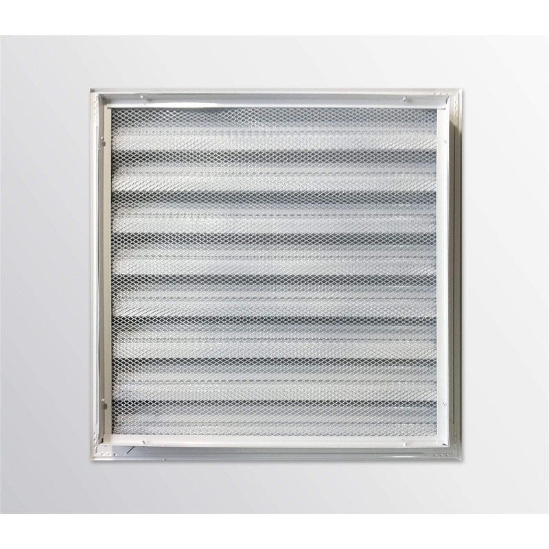 Byson Aluminum Return Air Grille Fixed Louvre White Powder Coating