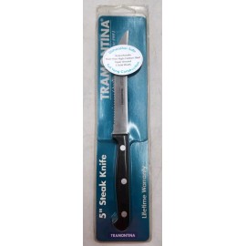 Tramontina 5" Steak Knife Dishwasher Safe/Nylon Handle/Stain Free/Carbon Steel