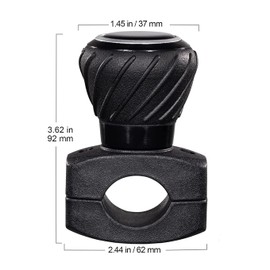 NON-SQUARE Steering Wheel Spinner Knob, Deluxe Boat Steering Wheel Knob, Universal Steering Wheel Knob Spinner Fit for Semi Trucks, Tractors, Lawn Mowers, Forklifts, Cars, Etc.