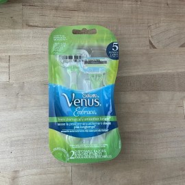 Venus Gillette Venus Embrace Women's Disposable Razors, 2ct, 5 Blades