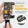 ANENG BT189 Battery Tester for AAA,AA,C,D,9V,F,6F22,1.5V/3V Button Batteries,LCD Display Household