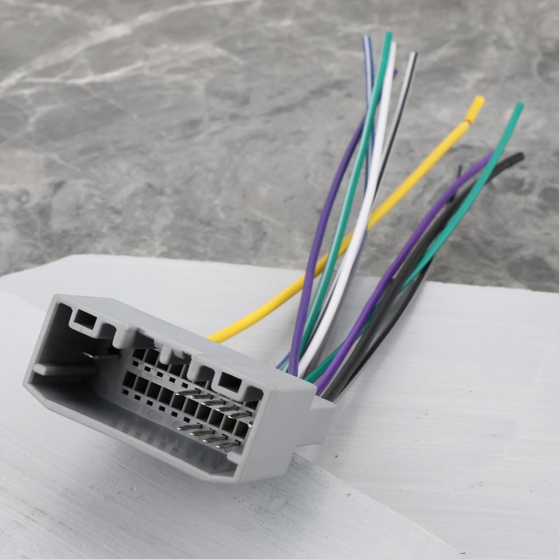 OTOTEC 1 Satz Stereo-Kabelbaum mit Antennenadapter kompatibel mit Dodge 2007-2016