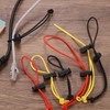 sourcing map 10pcs Elastic Cable Tie 9.84" Multipurpose Extra Thick
