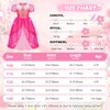 HenzWorld Kids Girls Princess Costume Pink Princess Dress Fancy Party