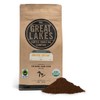 Great Lakes Medium Roast Ground Coffee, Organic Decaf, 12 Ounces