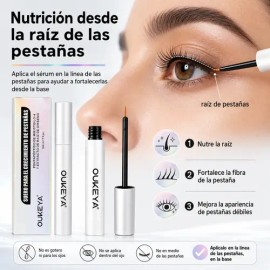 Sérum Pestañas Y Cejas Oukeya Pack 2 Crecimiento Y Fuerza                                                                                             