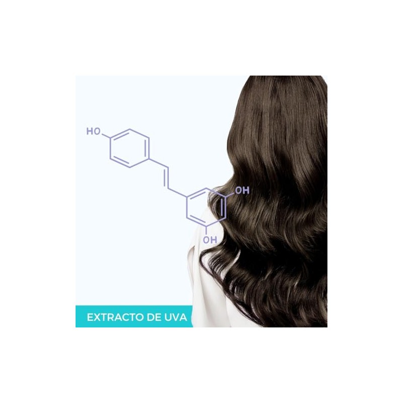 Tratamiento para Cabello Maltratado y Seco, Hidratante, Extracto de Uva