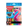 Maped - Ergonomic Triangular Colouring Pencils, Colour'Peps Animals, with Animal