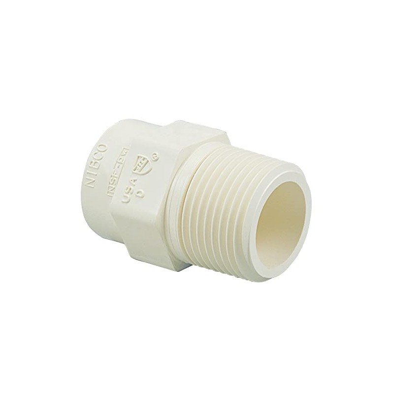 NIBCO C4704 1/2 SXMIPT ADAP CPVC CTS, C470412