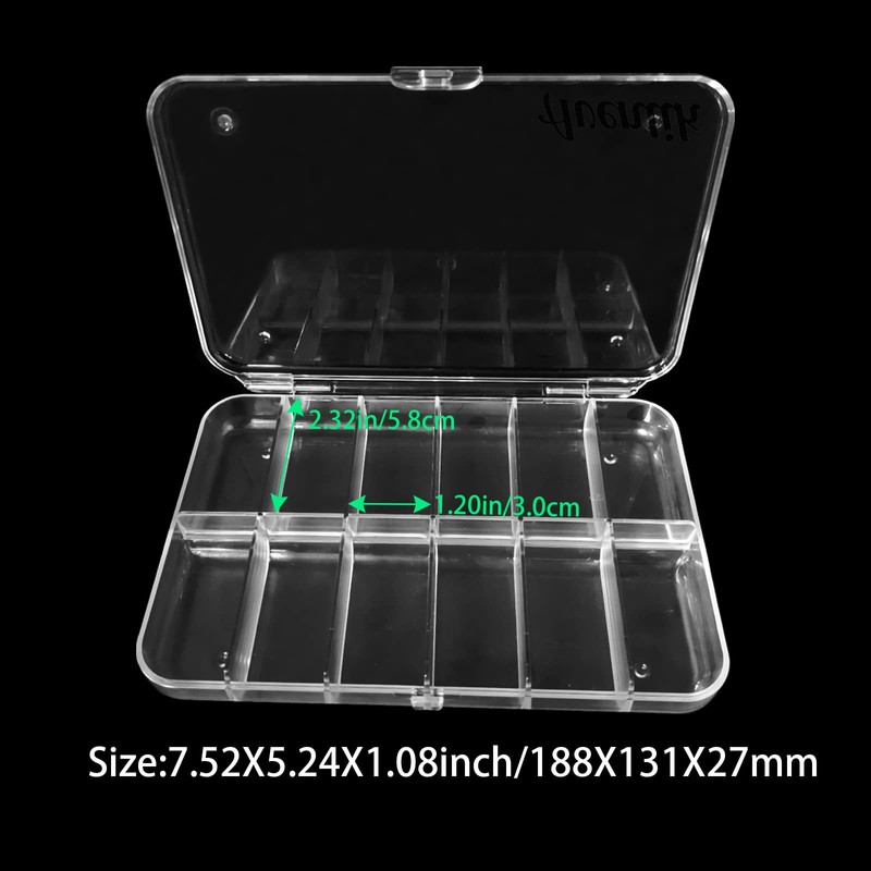 Aventik Polycarbonate Fly Fishing Box Four Different Multi-Compartment Option Fishing