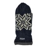 BRUCERIVER Mens Snowflake Knit Mittens with Warm Thinsulate Fleece Lining