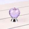 FEEIMOL Pack of 6 Colourful Crystal Cabinet Knobs, Drawer Handles,