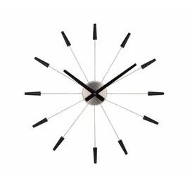 NexTime Plug Inn Wall Clock, Silver