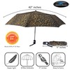 Storm Duds Mini Compact Cheetah Print Umbrella for Rain and