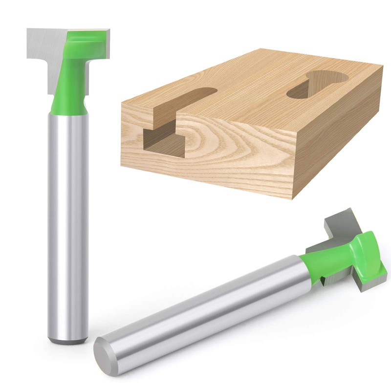 MEIGGTOOL 3PCS Keyhole Router Bit Set 1/4 Inch Shank -5/16,