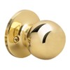Yale YE Series Athens Dummy Knob in Polished Brass