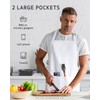 PB TECH Aprons Adjustable Bib Apron with 2 Pockets Unisex