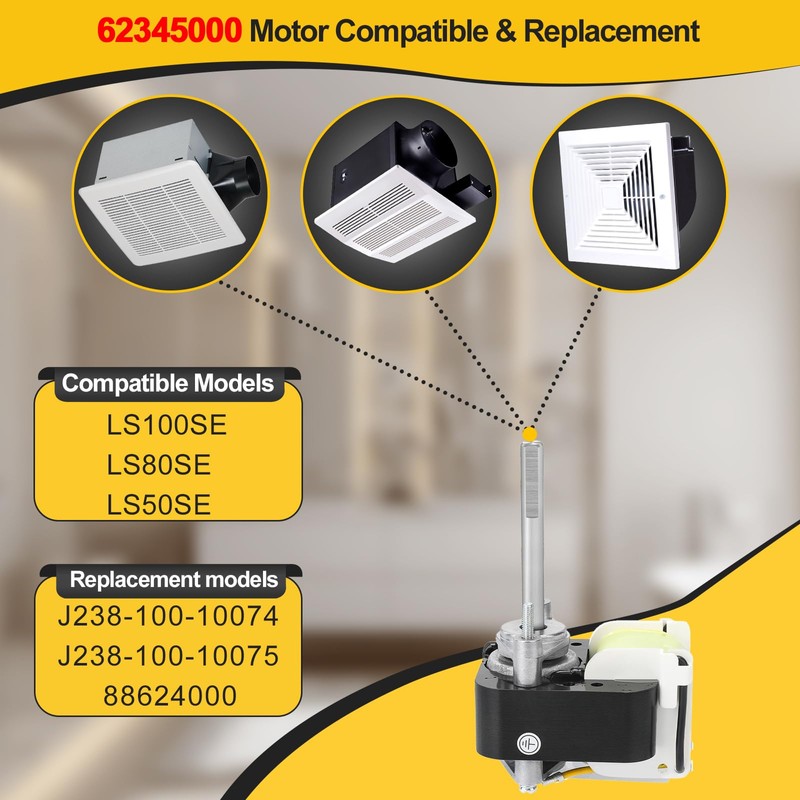 62345000 88624000 Motor Replacement - Quiet Operation, Easy Installation, Long-Lasting