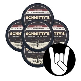 DC Crafts Nation DC Crafts Nation Skin Can Cover Metal with 5 Cans Schmitty's Herbal Snuff Original Pouches
