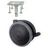 Design61 Set of 4 Universal Furniture Castors with Brake Swivel