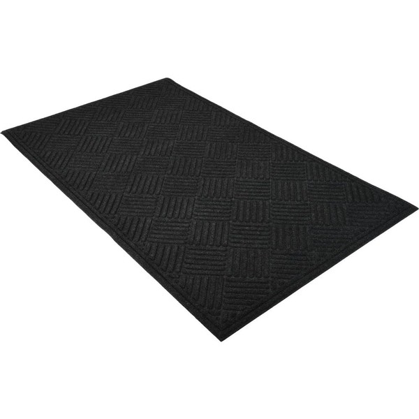 PRO-SAFE Entrance Mat, 5' Long, 3' Wide, Poly-Blended Carpet Surface