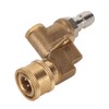 Quick Connecting Pivoting Coupler Attachment 1/4in for Pressure Washer Nozzle