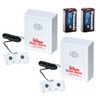 (2) Glentronics Watchdog BWD-HWA Water Sensor Alarm & (2) Panasonic 9V Batteries
