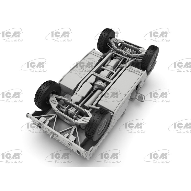 ICM 1/35 AMERICAN M1097A2 HANVEE Plastic Model 35435 (Military Vehicle)