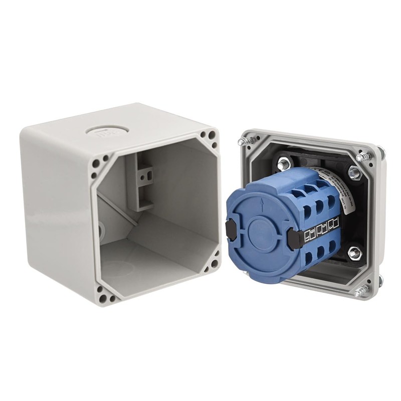Heschen Universal Rotary Cam Selector Changeover Switch, LW28-20/0123.3D, 660V 20A,