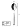 SOLINGEN GEHRING Espresso Spoons, 6-Piece Set, Mocha Spoon, Teaspoon Made
