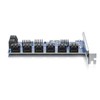 16 ports PCIe SATA expansion card, Including 16pcs SATA cables,