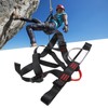 Climbing Belts Polyester Lightweight Adjustable High Load Bearing Capacity Mountaineering