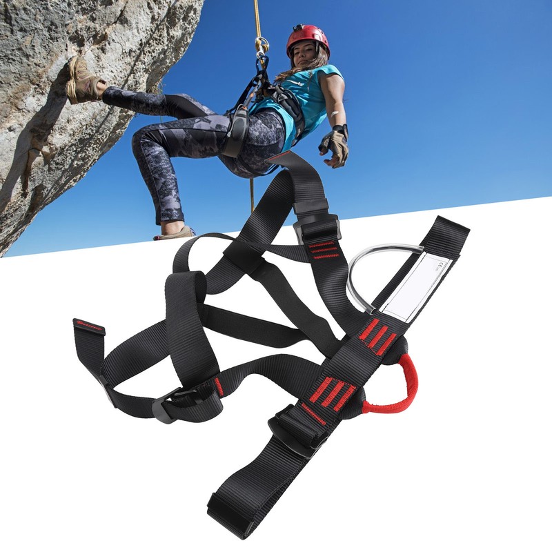 Climbing Belts Polyester Lightweight Adjustable High Load Bearing Capacity Mountaineering