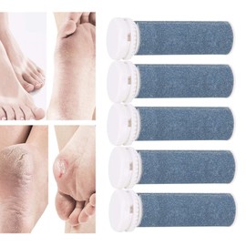 Replacement Rollers, Pack of 5 Extra Coarse Replacement Rollers for Callus Remover, Foot Care, Electronic Foot File, Replacement Roller Heads, Foot Care Tool, Hard Skin Remover, Fills Callus Remover