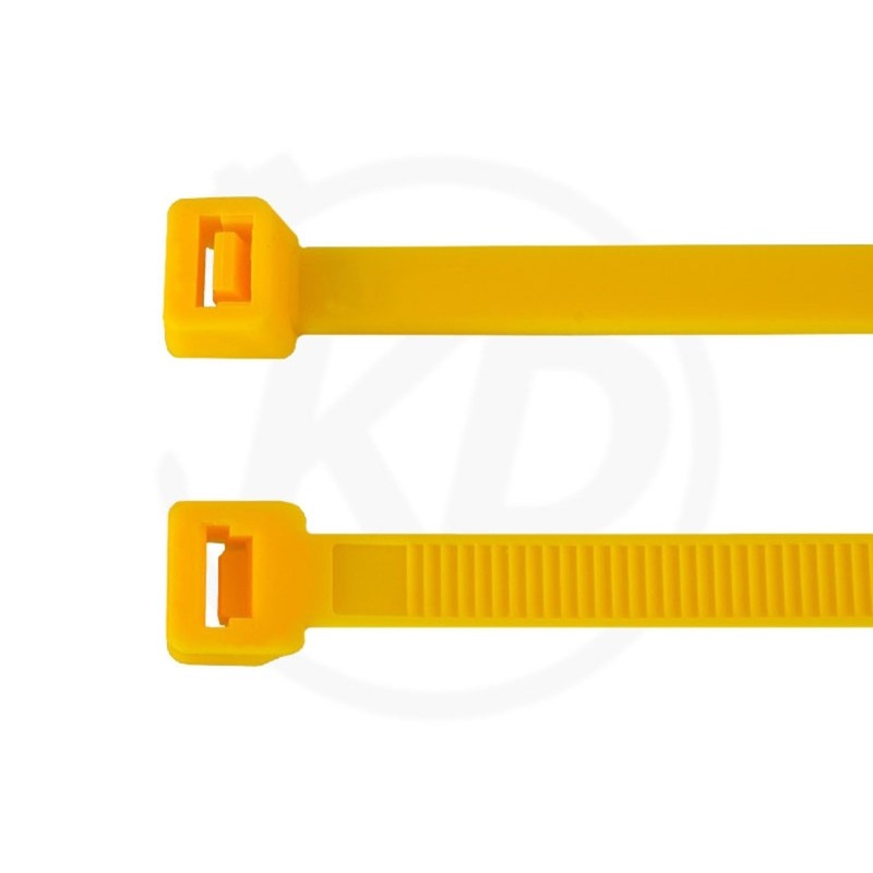 HORZEFIX Cable Ties Pack of 100 Yellow Long UV Resistant
