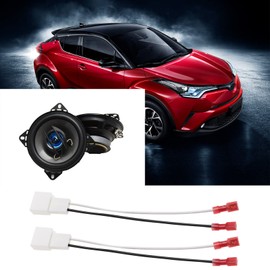 OTOTEC 4Pcs 72-8104 SHTA02B Car Speaker Connector Harness Adapter Replacement Compatible with Toyota Matrix/Corolla/Hilux/Tacoma Compatible with Mitsubishi Galant