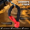 BCJCLTS Synthetic Soft Shackle & Winch Recovery Ring Kit, 1/2''