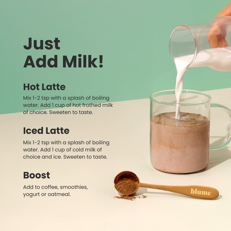 Blume Mint Cocoa Blend - Superfoods latte with Brain Boosting