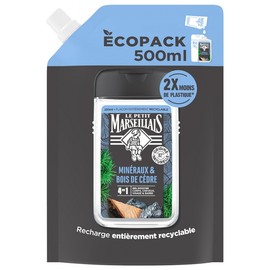 Le Petit Marseillais Refreshing Shower Gel 4in1 Minerals & Cedarwood Eco-Refill 500 ml